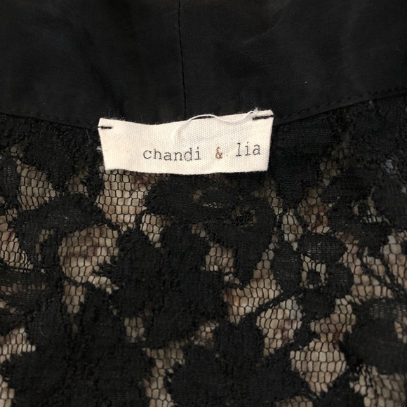 NWOT Chandi & Lia black lace jacket - Picture 5 of 5